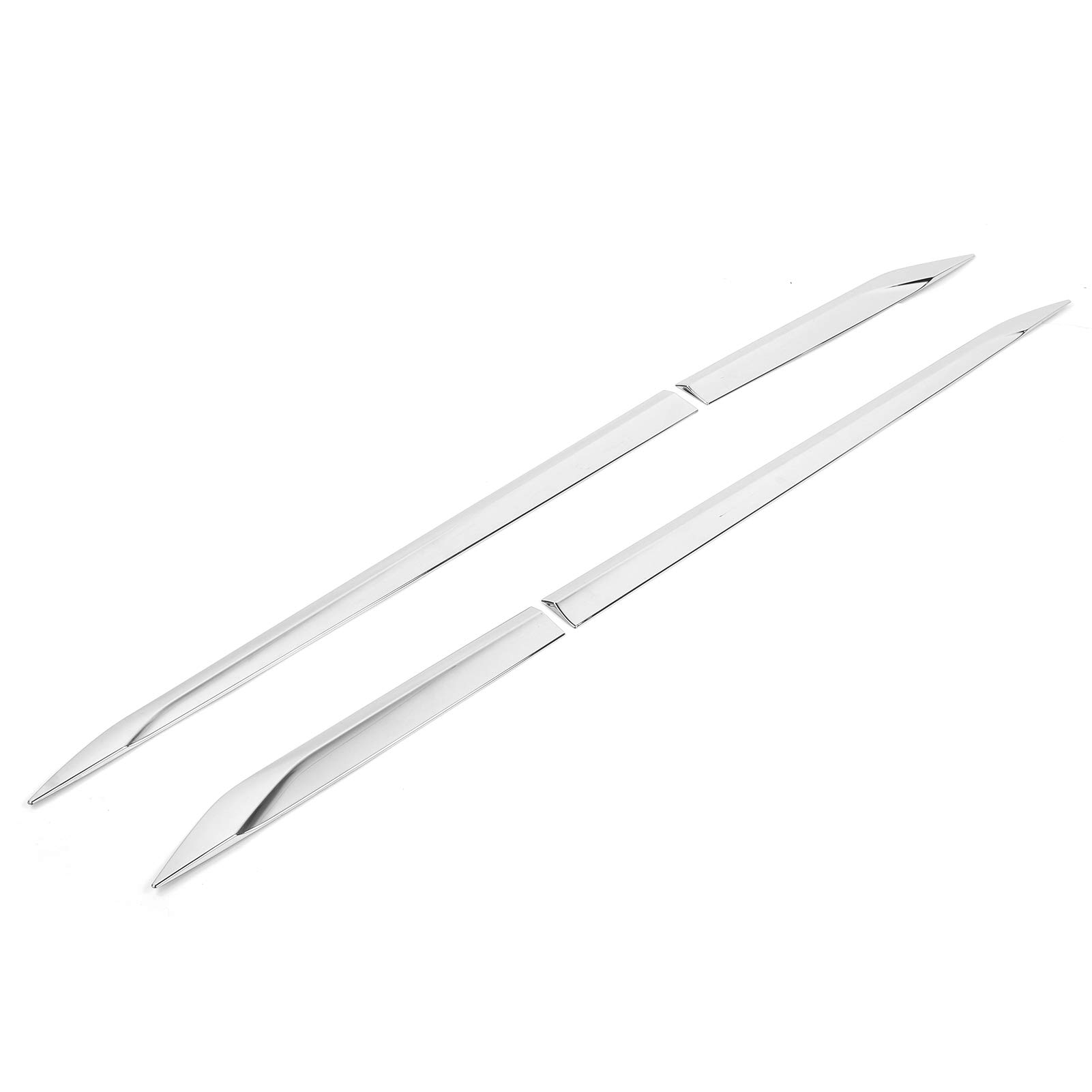 lyrlody Copertura Modanatura Laterale Carrozzeria Auto Placcatura in ABS Modanatura Carrozzeria Portiera Laterale Auto 4 Pezzi Protezione Antigraffio Finitura Lucida Nastro Facile da Installare per