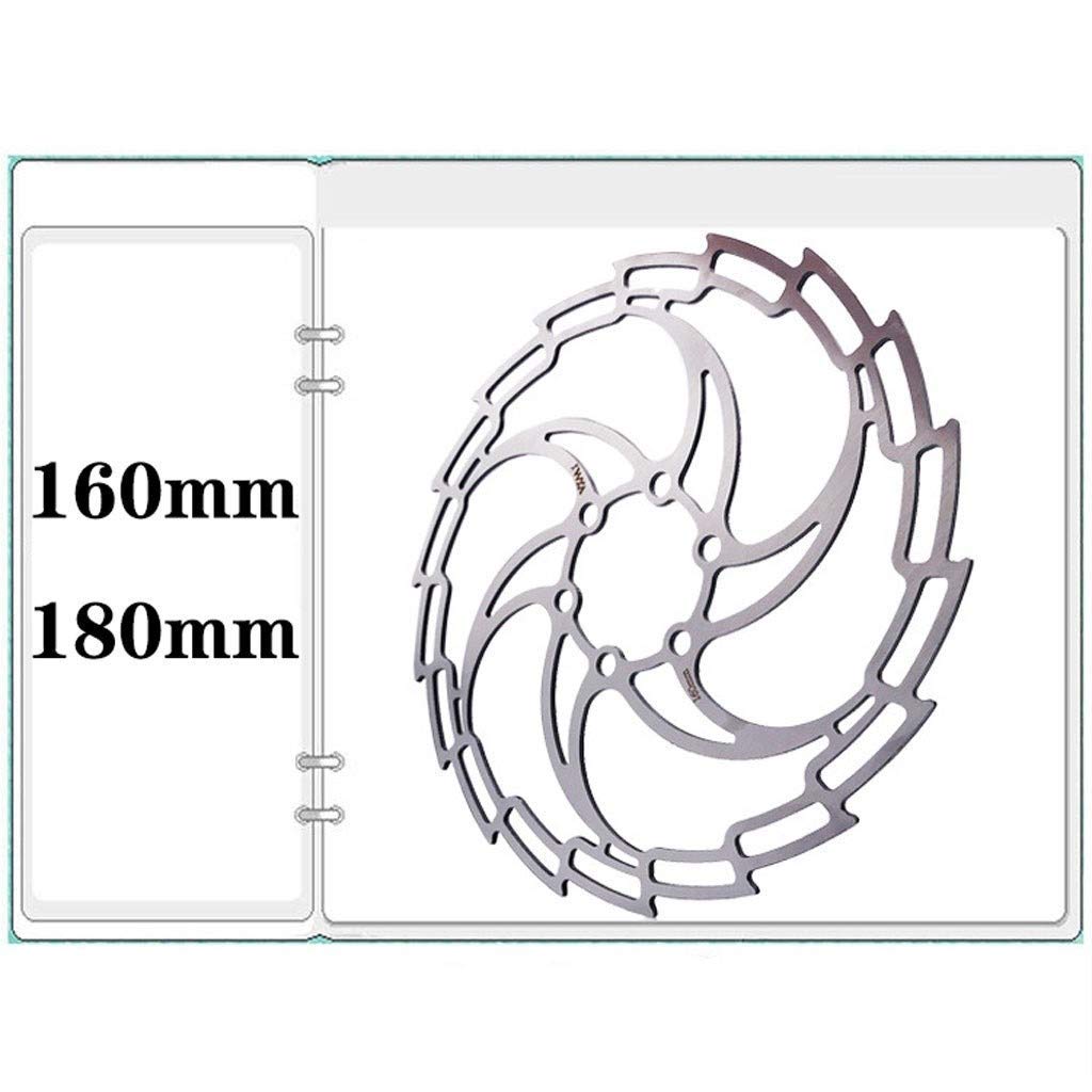 Bicicleta MTB Ciclismo de Carretera Disco de Freno 160 mm / 180 mm Accesorios de Bicicleta con 6 Pernos