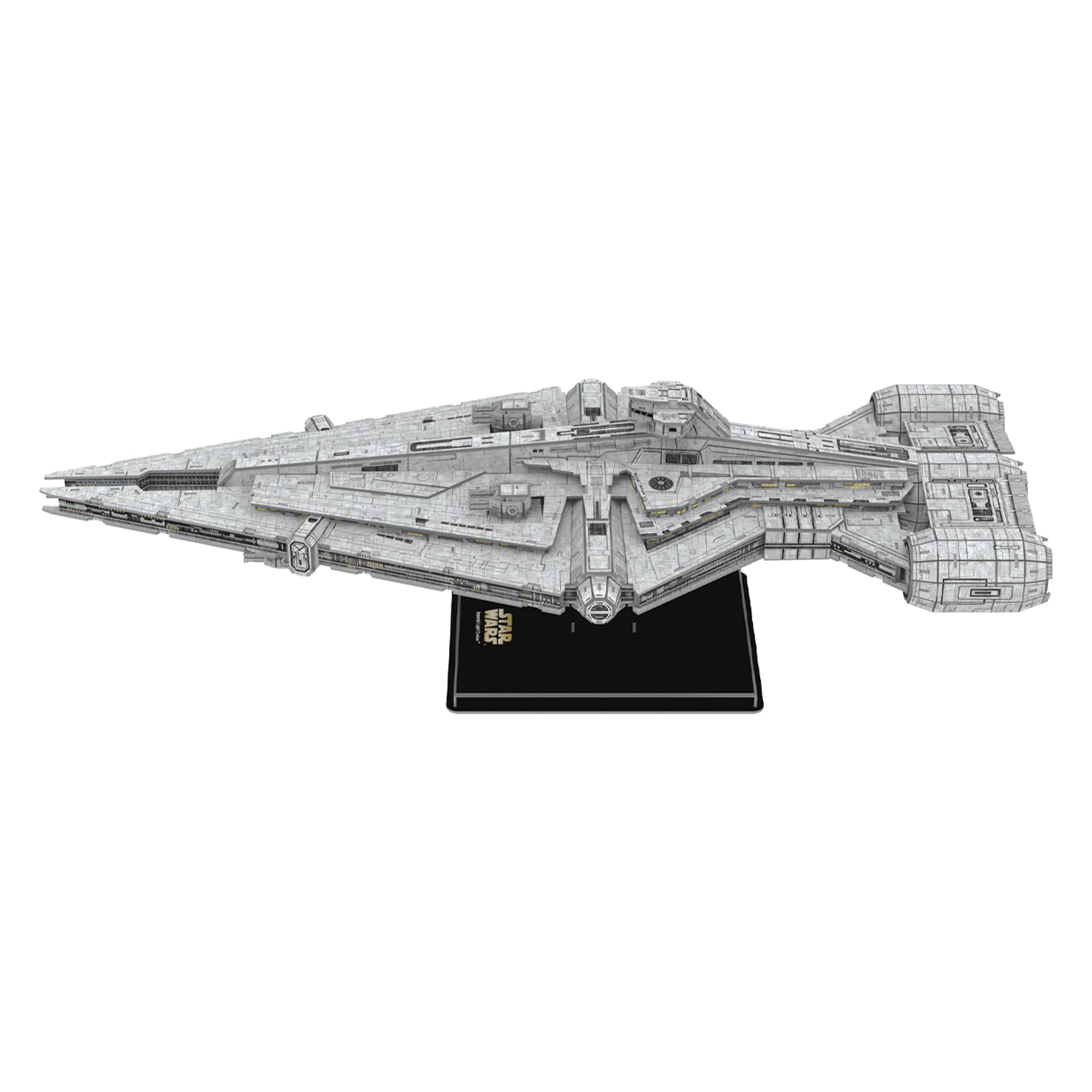 University Games Star Wars The Mandalorian Imperial Light Cruiser Modellbausatz Grau
