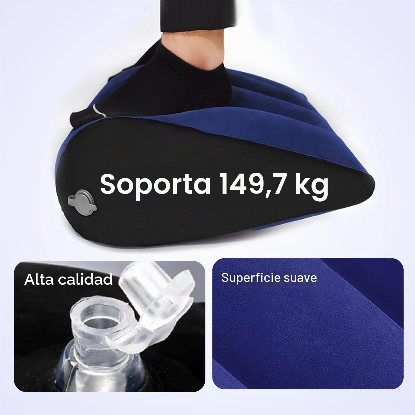 Sex Pillow, Inflable Sexo cojines juguetes eróticos, muebles de rampa sexual para parejas de apoyo de posición profunda, Esencial para adultos Viajar con Comodidad