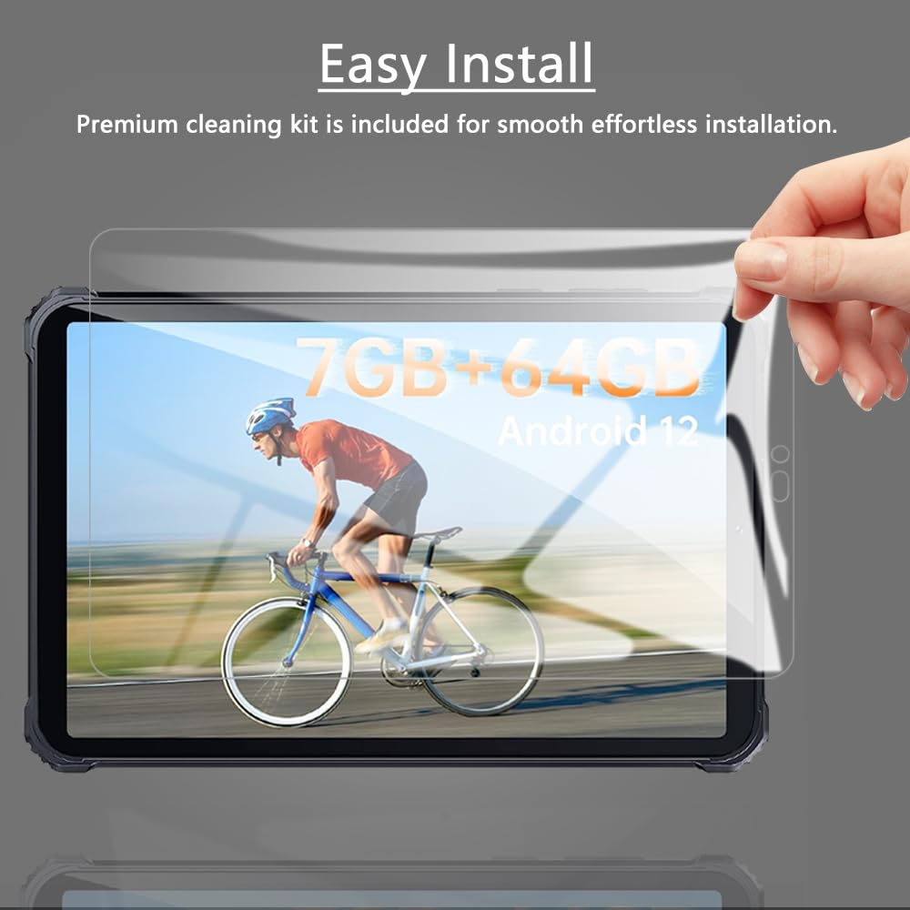 Displayschutzfolie Für Oukitel RT3 / RT3 Pro – Panzerglas, 9H Härte, Oleophob – Einfach Anzubringen