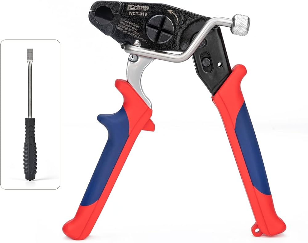 Amazon.com: IWISS WCT-319 Stainless Steel Cable Tie Gun for Amazon.com: IWISS WCT-319 Stainless Steel Cable Tie Gun for