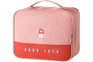 Aesthetic First Aid Kit: Large and Pink, with Waterproof Protection