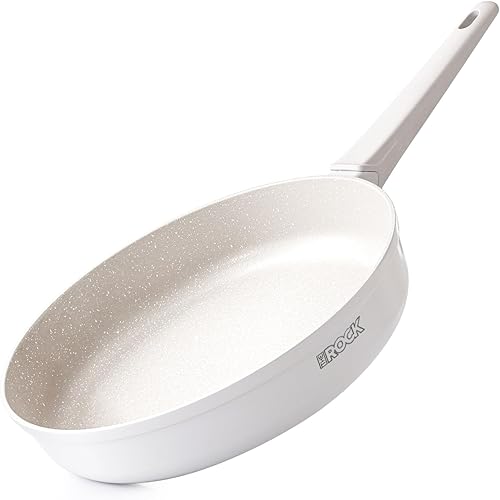 THE ROCK SOHO - Sartén antiadherente de cerámica de 11 pulgadas, no se pega, nunca se deforma, dura más tiempo, sartén no tóxica con mango
