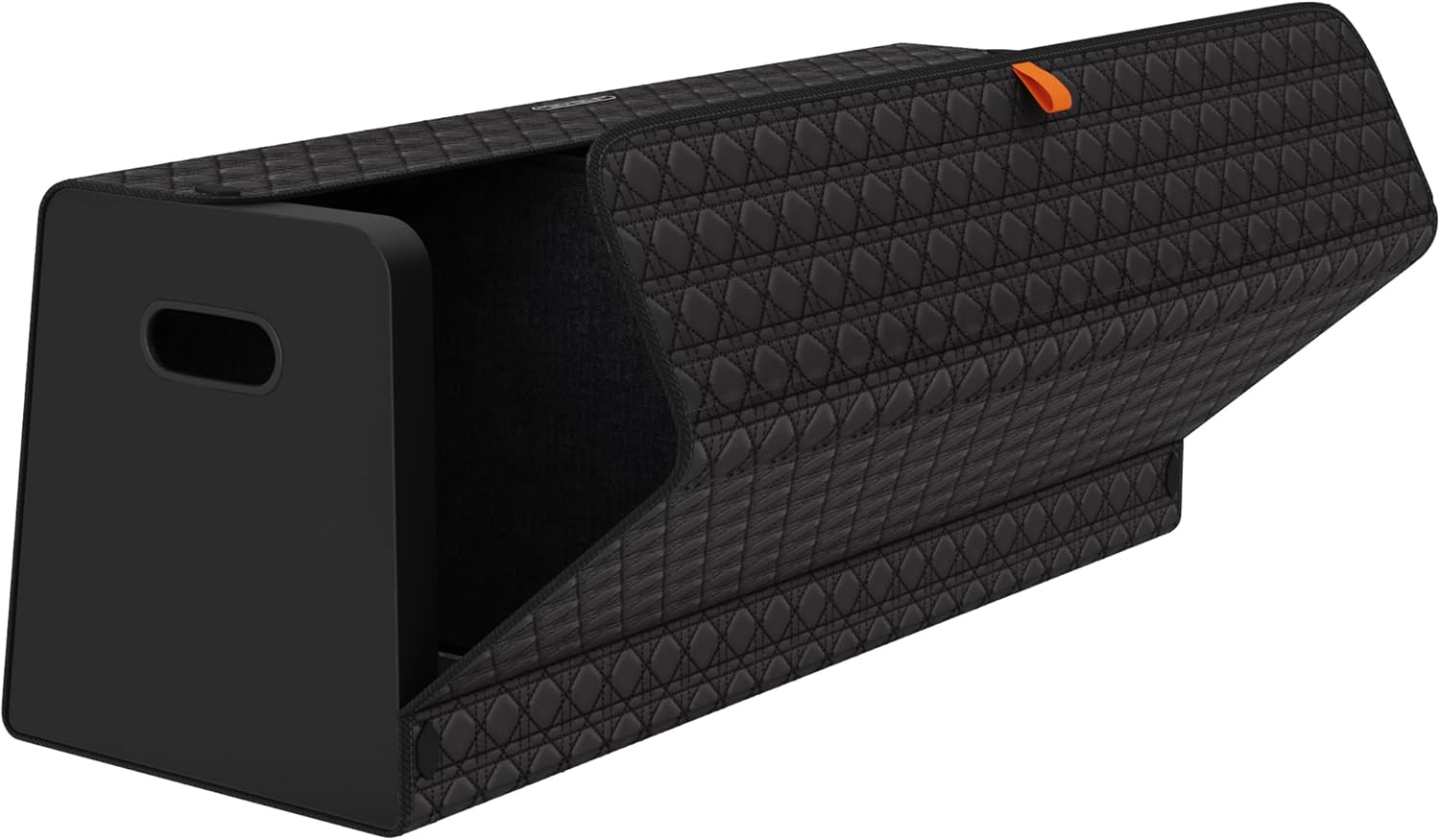 Trunk Organizers, Car Organizers, Storage Solutions, and Car Storage Organizers for SUVs, Sedans, Back Seats, and Luxury Vehicles with Lid, Leather, Small, Large (Black, XXL) Black XXL