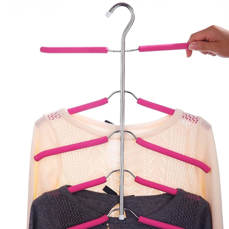 HUMAN MADE HANGER 3本1セット Amazon.com: 3 Pack 5 in 1 Blouse Tree Hangers Space Saving