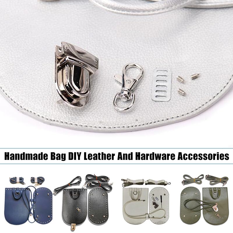 DIY lederen tas maken kit doe-het-zelf handgemaakte handtas lederen schouderriem geweven tas set tas bodems met hardware pakket accessoires voor vrouwen tas rugzak lederen knutselset (kleur: D-01 DIY lederen tas maken kit doe-het-zelf handgemaakte handtas lederen schouderriem geweven tas set tas bodems met hardware pakket accessoires voor vrouwen tas rugzak lederen knutselset (kleur: D-01