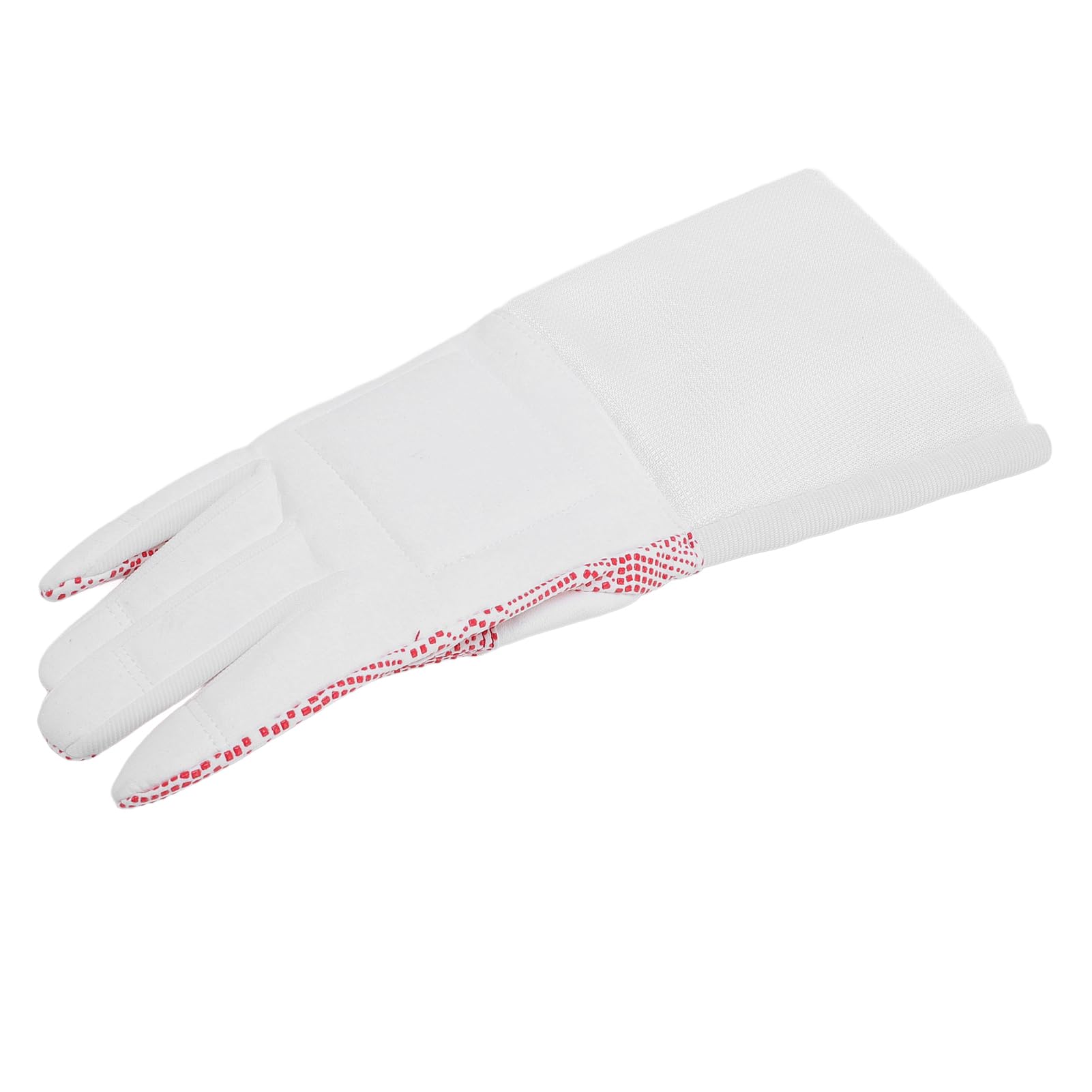 Guanto antiscivolo in pelle con design a pois in plastica completa per allenamento Epee per adulti versione destra