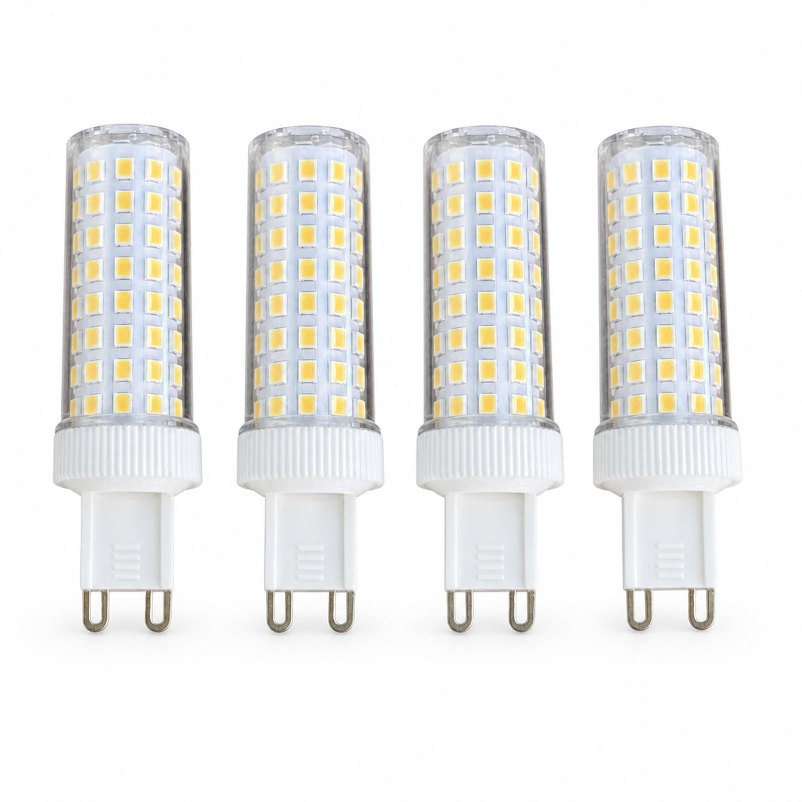 Lampadine LED G9 Mais,18W eq 140W,Bianco freddo 6000K, 220-240V,Alta lum,CRI>95,Senza sfar,Per applique murale lampadario sosp,Non dimmabile,Confezione da 4