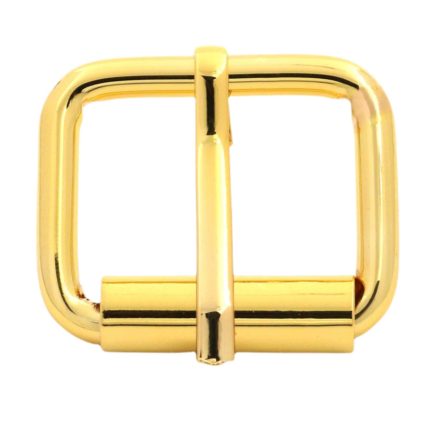 BIKICOCO Roller Buckle, 1 x 3/4 Inch Heel Rolling Bar Buckles for Bags Leather Webbing Straps Gold - Pack of 20 - Image 4