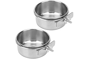 2PCS Hanging Pet Bowls for Small Dogs and Cats