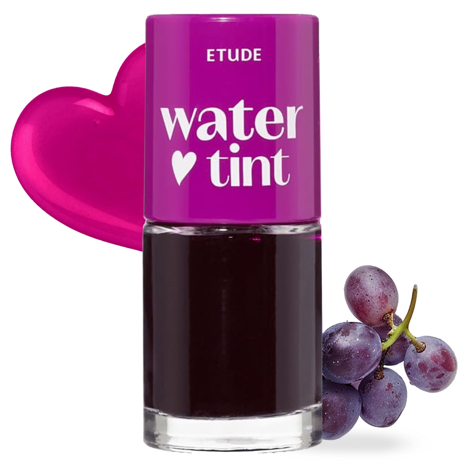 Dear Darling Water Tint #5 Grape Ade | Vivid Color Lip Stain with Moisturizing Weightless & Non-sticky Finish Lip Stain | Smudge-proof & Lightweight Lip Tint | K-beauty