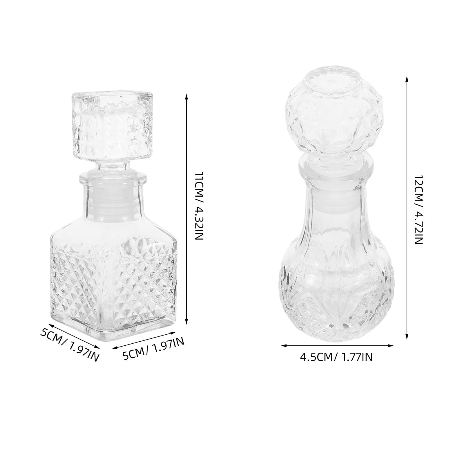 Set De Decantador De Vino Tinto 50 Ml De Cristal Tapa Para Dispensador De Licor, Aireador De Vino De Bebidas Alcohólicas