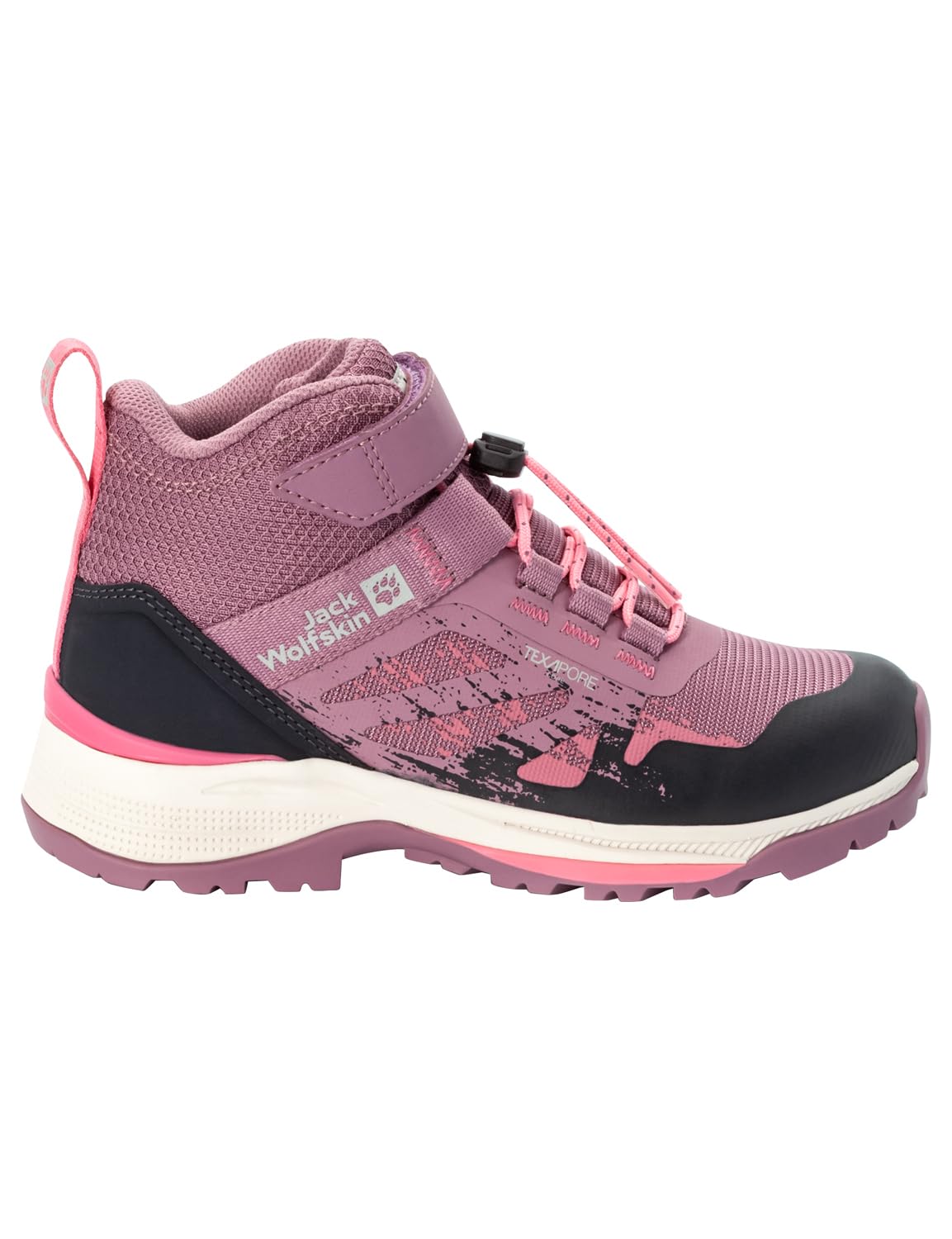 Jack Wolfskin Uniseks - dzieci Vili Hiker Texapore Mid Kbuty do chodzenia
