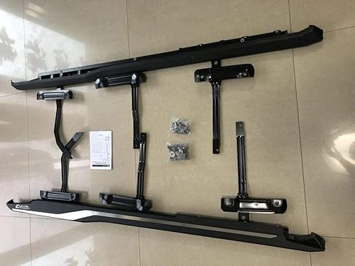 Miniatura 2 de 2 piezas para Toyota CHR C-HR 2017 2018 2019 2020 Estribos laterales fijos Estribos Nerf Barras Protector