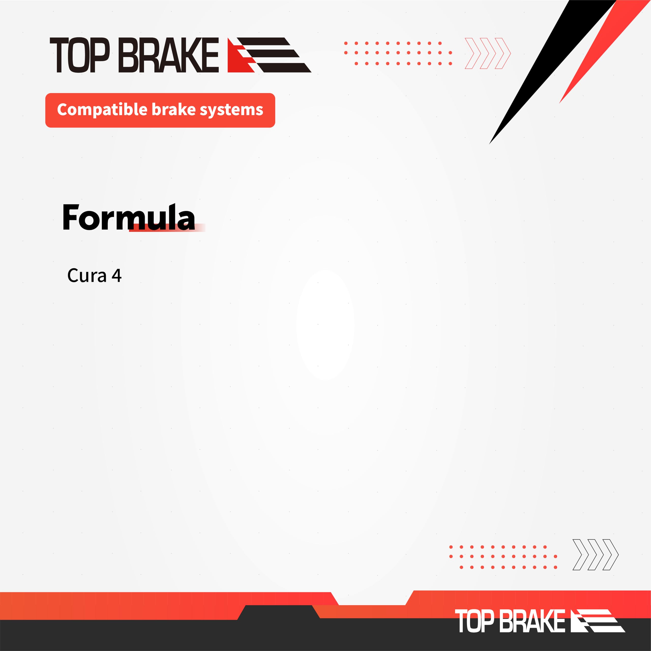 Top Brake Disc Electric Bike Brake Pads for Formula Cura 4, Gold, 1.72*0.97 (in) - Image 2