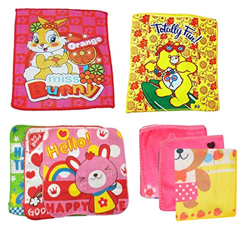 Image of Very Soft Cotton Hanky (Set of 10, Multicolour)
