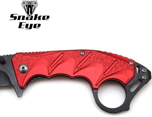 Miniatura 10 de Snake Eye Tactical Everyday Carry Spring Assist Style Cuchillo de bolsillo plegable EDC (camuflaje verde)