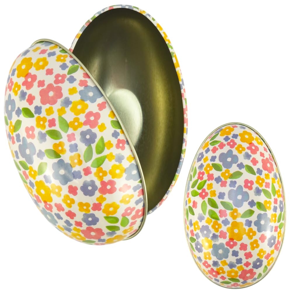 Pastel Flowers | Emma Bridgewater Two-Part Tinware Egg | Fillable Easter Gift