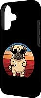 Vista 2 de Retro Pug Dog Mom Dog Dad Funny Pug Case for iPhone 17