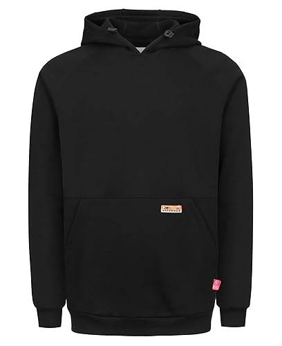 VATRENUS Men's FR Hoodies Pullover 12oz Heavyweight Cotton Fleece Flame