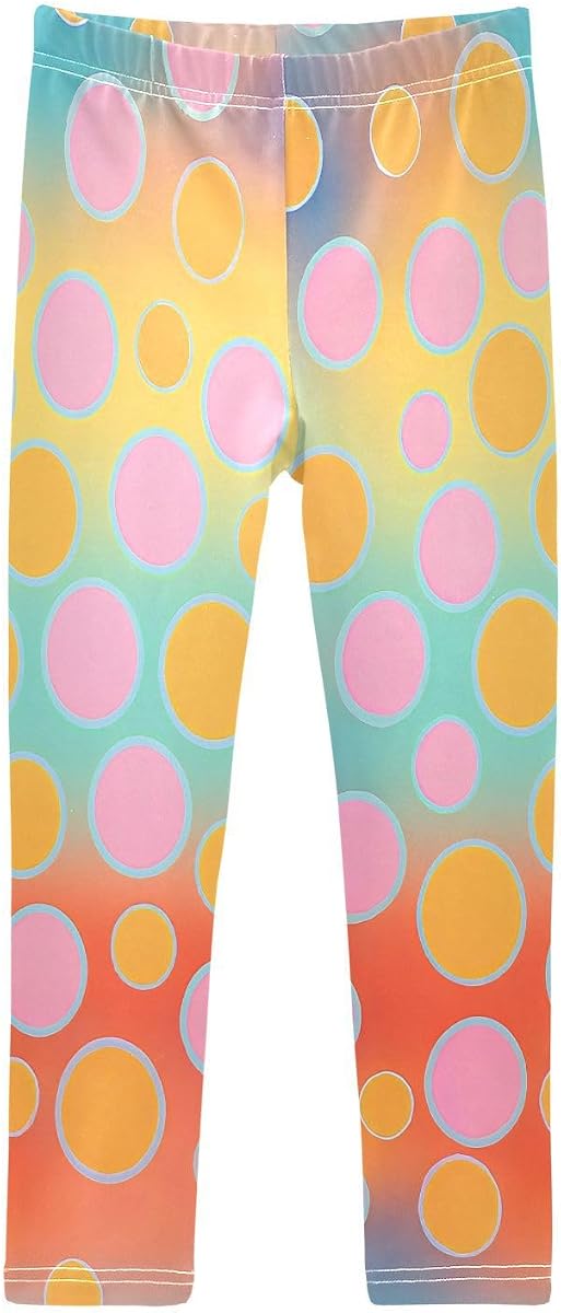 Leggings deportivos para niñas, pantalones de entrenamiento para correr, yoga, danza, edades de 4 a 10 años