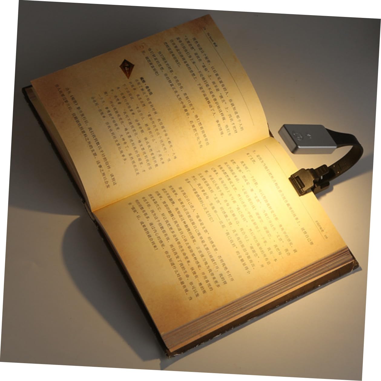 Lampada Libro LED Clip Magnetico, Ricaricabile USB 250mah