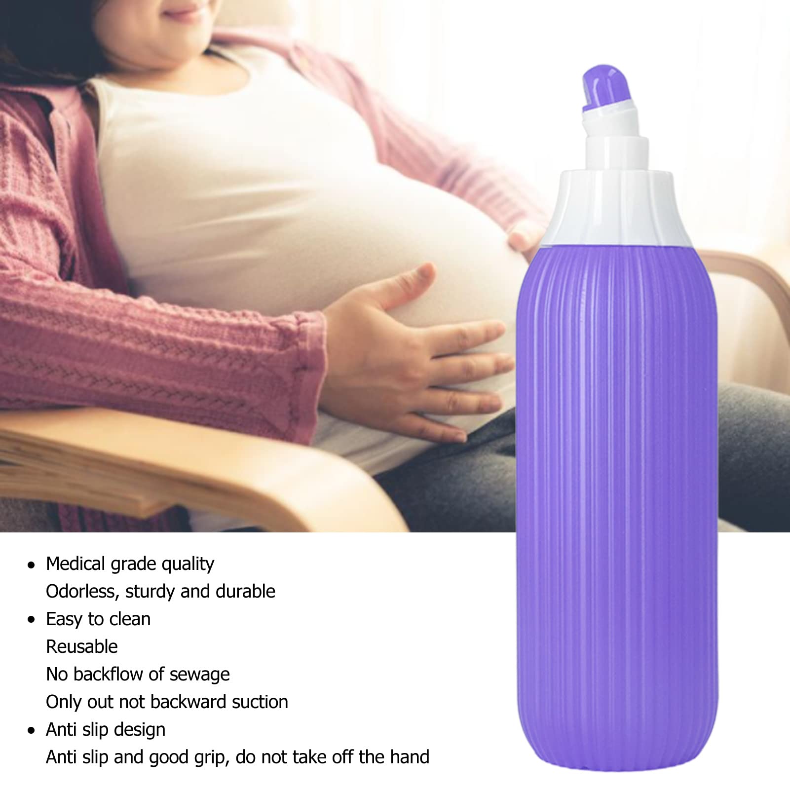 500ml Multipurpose Portable Bidet Sprayer Postpartum Peri Bottle for hygi-ene washing Soothing Postpa for Postpartum part Feminine Care — view 6