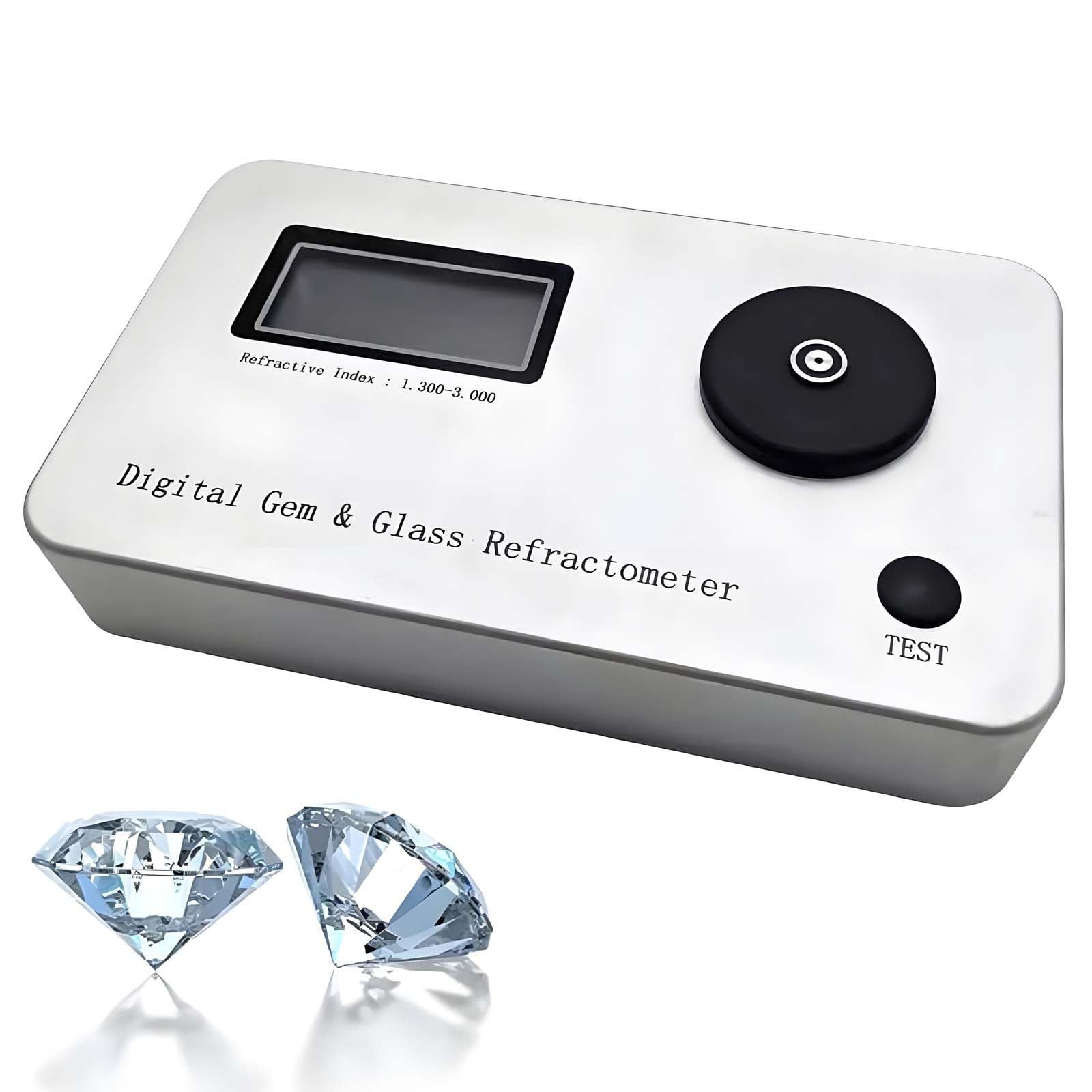 Gutygio Multicolor Refractometer Jewelry, Jewelry Authenticity Tester,1.300-3.000 Ri Range,700Mah Battery For 10000 Tests, Error ±0.005/Accuracy: 0.001,For Jewelry, Jade, Crystal