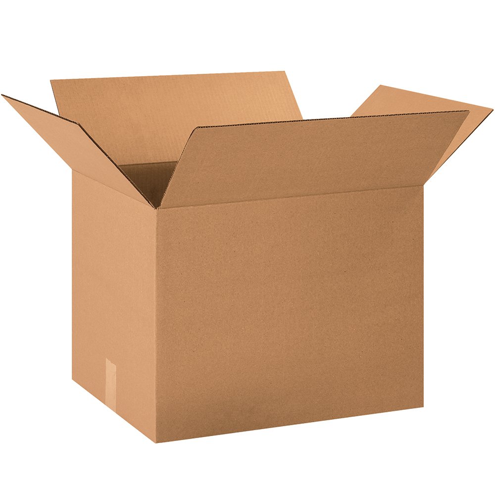 Aviditi 221515 Corrugated Cardboard Box 22" L x 15" W x 15" H, Kraft, for Shipping, Packing and Moving (Pack of 20)