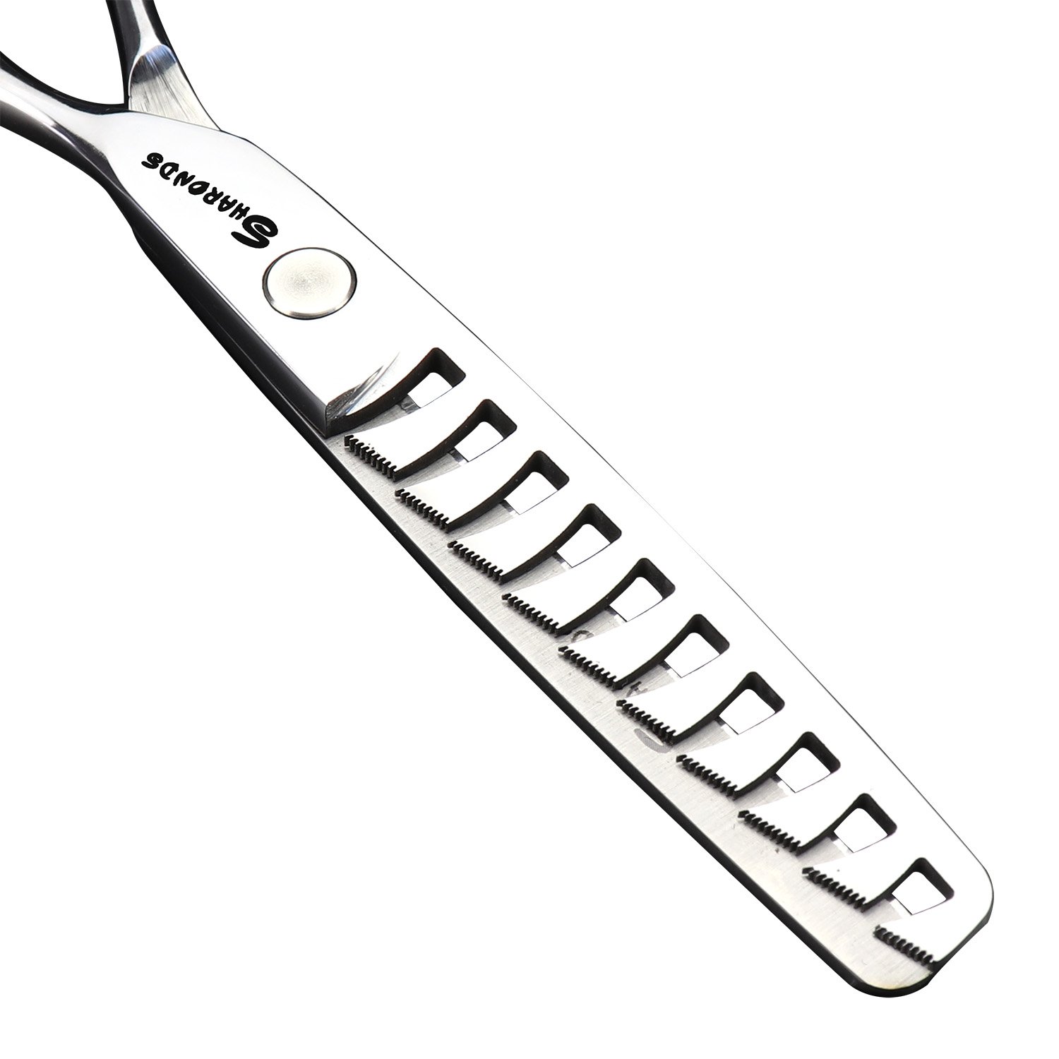 Ciseaux de coiffeur professionnel en acier avec ciseaux à effiler amincissement 60-70%