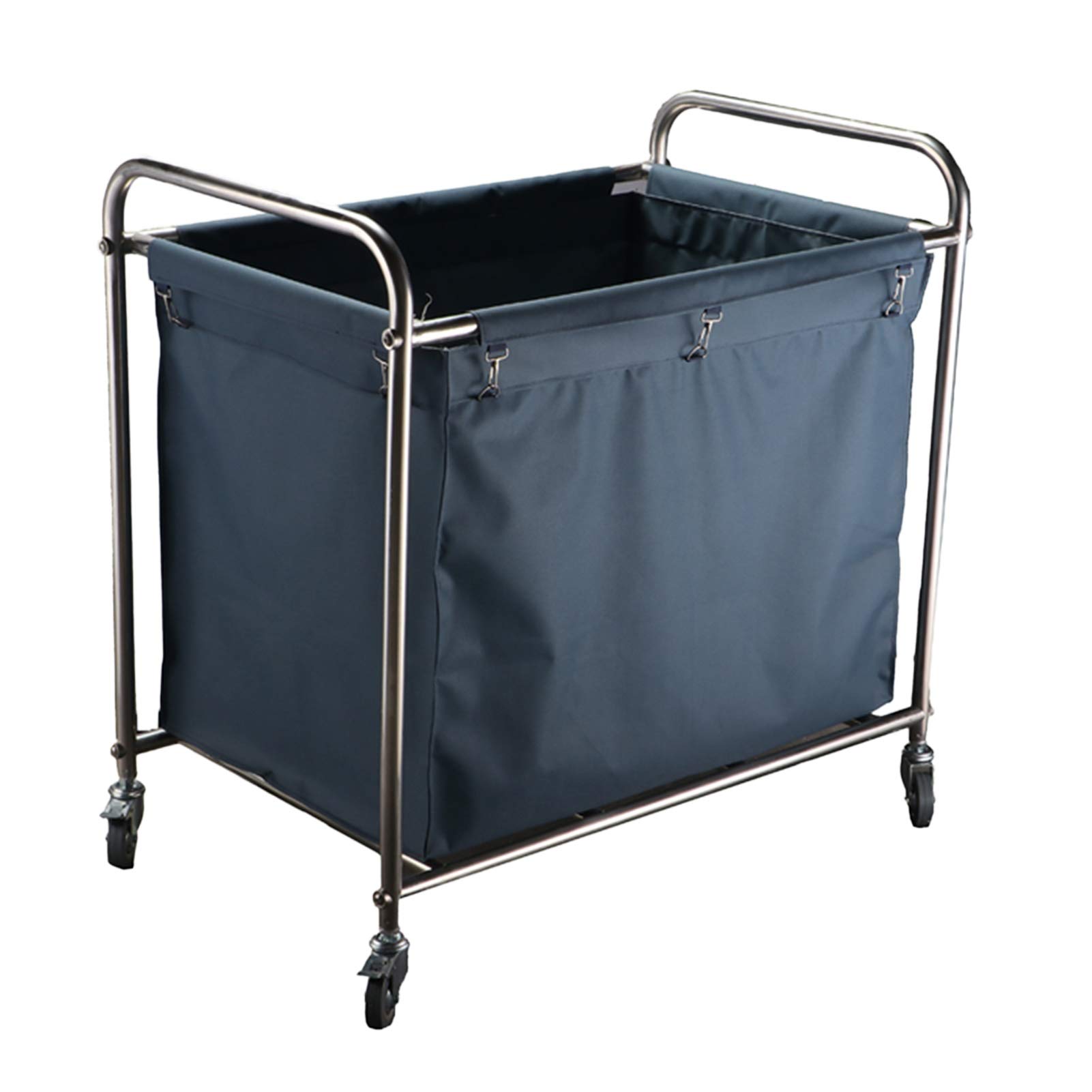 asdchZen Utility Cart Organizer Storage Trolley Beauty Utility Cart Large Laundry Hamper Sorter Cart, Heavy Duty Rolling Cart With Handle, Room Service Hand Trolle