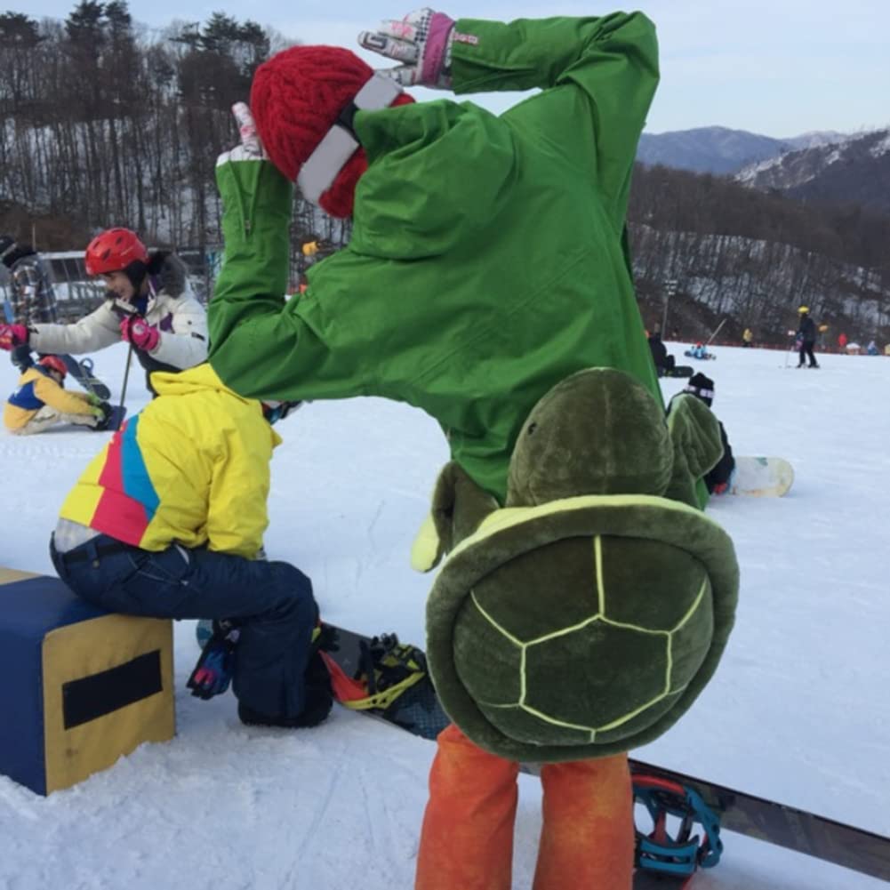Youany Schildkröte Snowboard-Pad, Schildkröte Skateboard Hüftprotektor Knieschoner, Outdoor Winter Skifahren Schildkröte Kissen Schutzausrüstung, Für Erwachsene Kinder Damen Herren