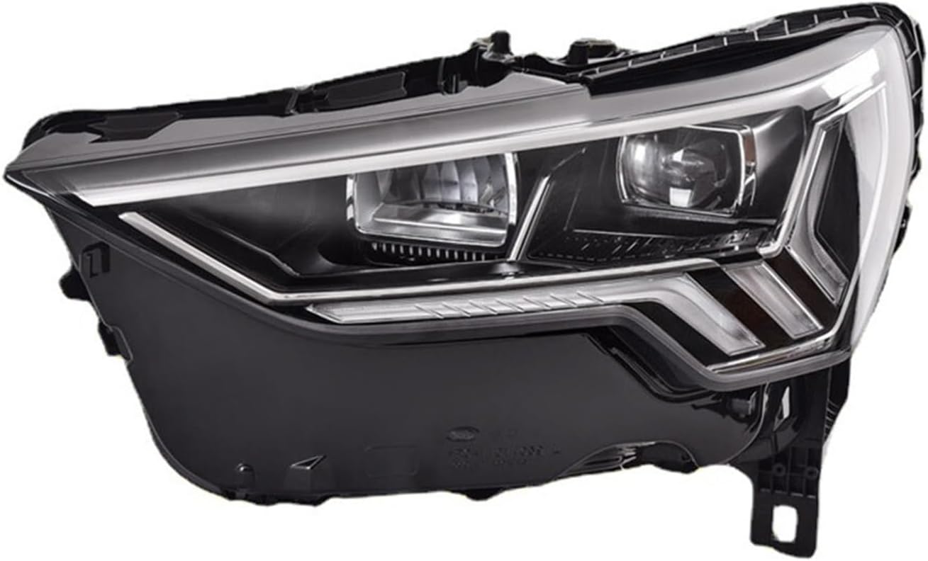 と互換性がある アウディ Q3 2019 2020 アクセサリー フロント LED DRL ライト ヘッドランプ アセンブリに適合す