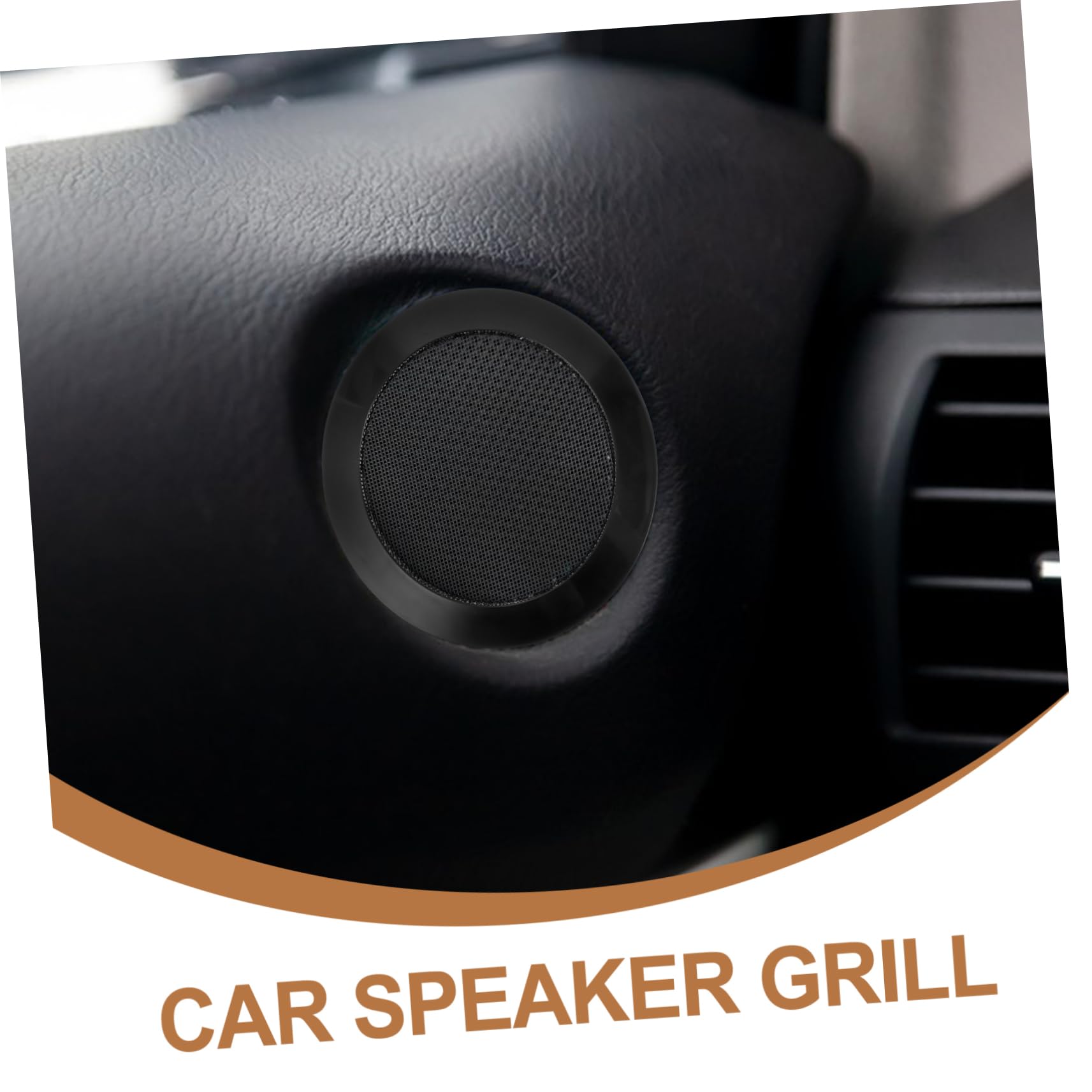 Amazon.co.jp: CALLARON 車用スピーカーグリルカバー 黒色 鉄プラ製