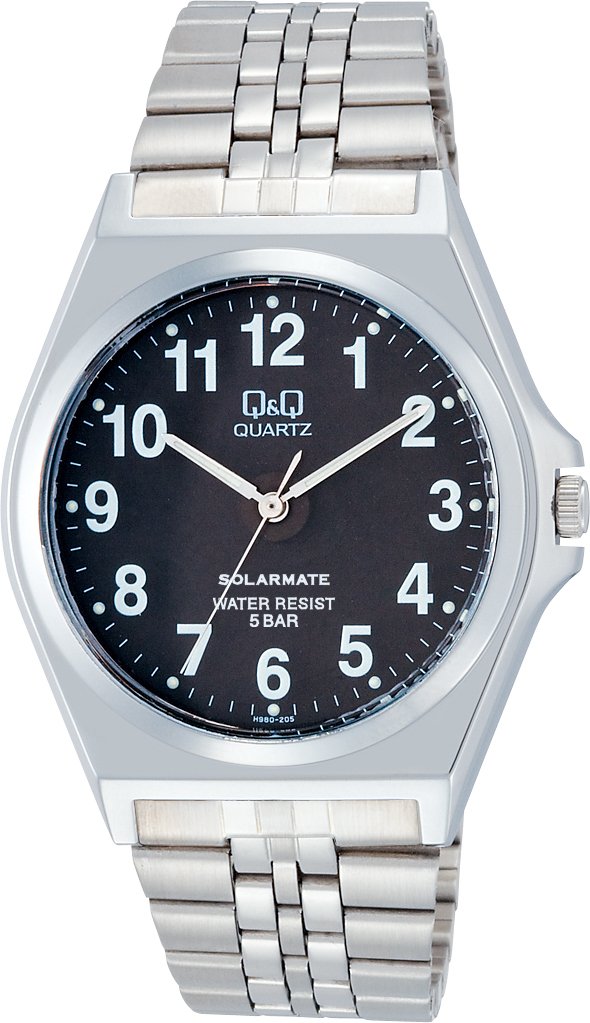 Citizen Q&Q H980 Analog Solar Powered Watch 5 Bar Water Resistant