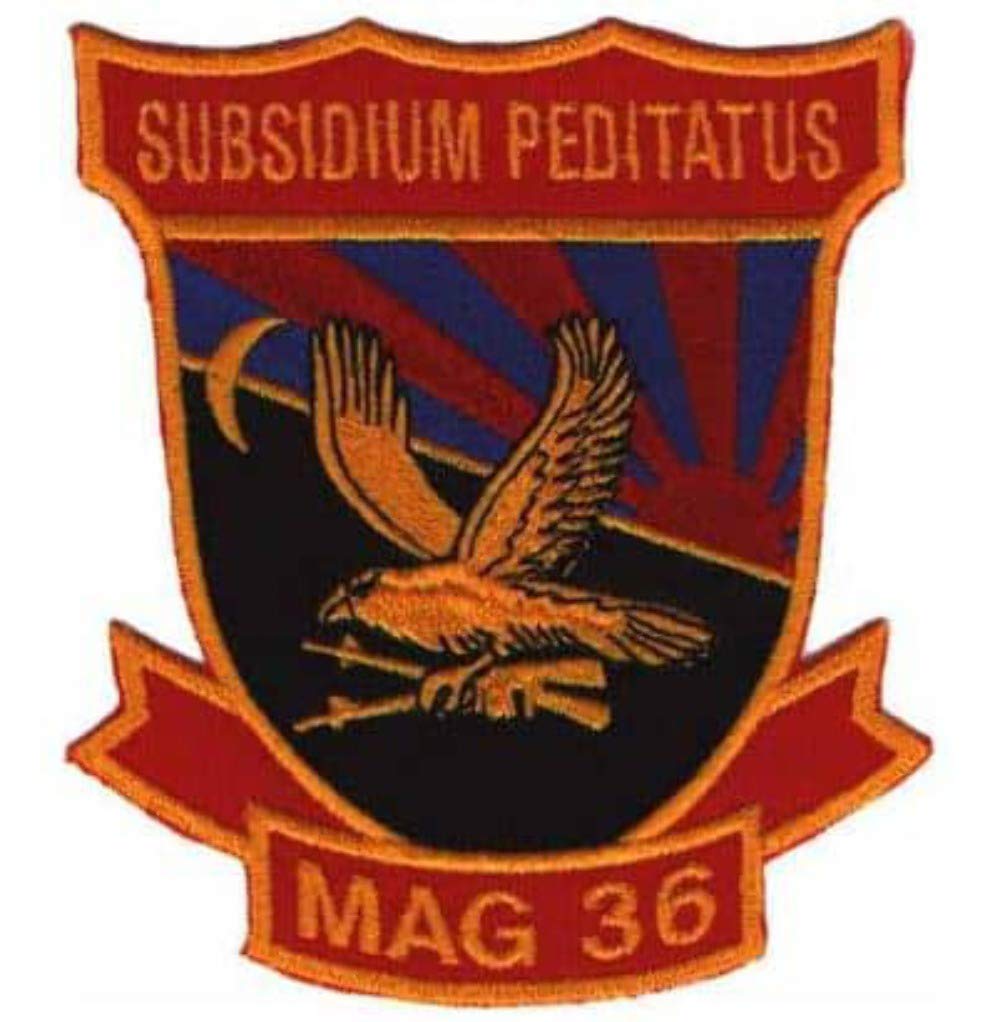 Squadron Nostalgia LLC Marine Aircraft Group 36 MAG-36 Patch –Sew On