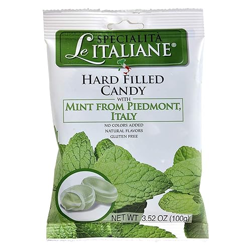 Serra relleno Candy Wpiemontese Mentaripiene Alla Menta solo piemontese 100g bolsa 8Pcs