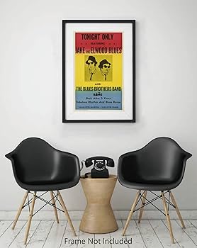 Amazon.com: XIHOO The Blues Brothers in Concert Poster