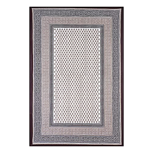 Image of Texstylers Table Cloth | Table Cloth for 6 Seater Dining Table| Dining Table Cover 6 Seater | Table Cover 6 Seater | Dining Table Cover | Rectangle, Cotton,150 cm X 225 cm (Chocolate Brown)