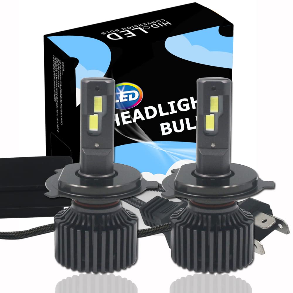 BEAMFLY H4 9003 bombilla LED H4 faro de motocicleta 25000Lm H4 HB2 LED
