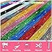 YUBTY Hair Tinsel Kit 20 Colors 4800 Strands Fairy Hair Tinsel Heat Resistant 48 Inches Glitter Tinsel Hair Extensions Highlights Sparkling Hair Tinsel Kit for Girls Hair Accessories Party Festival
