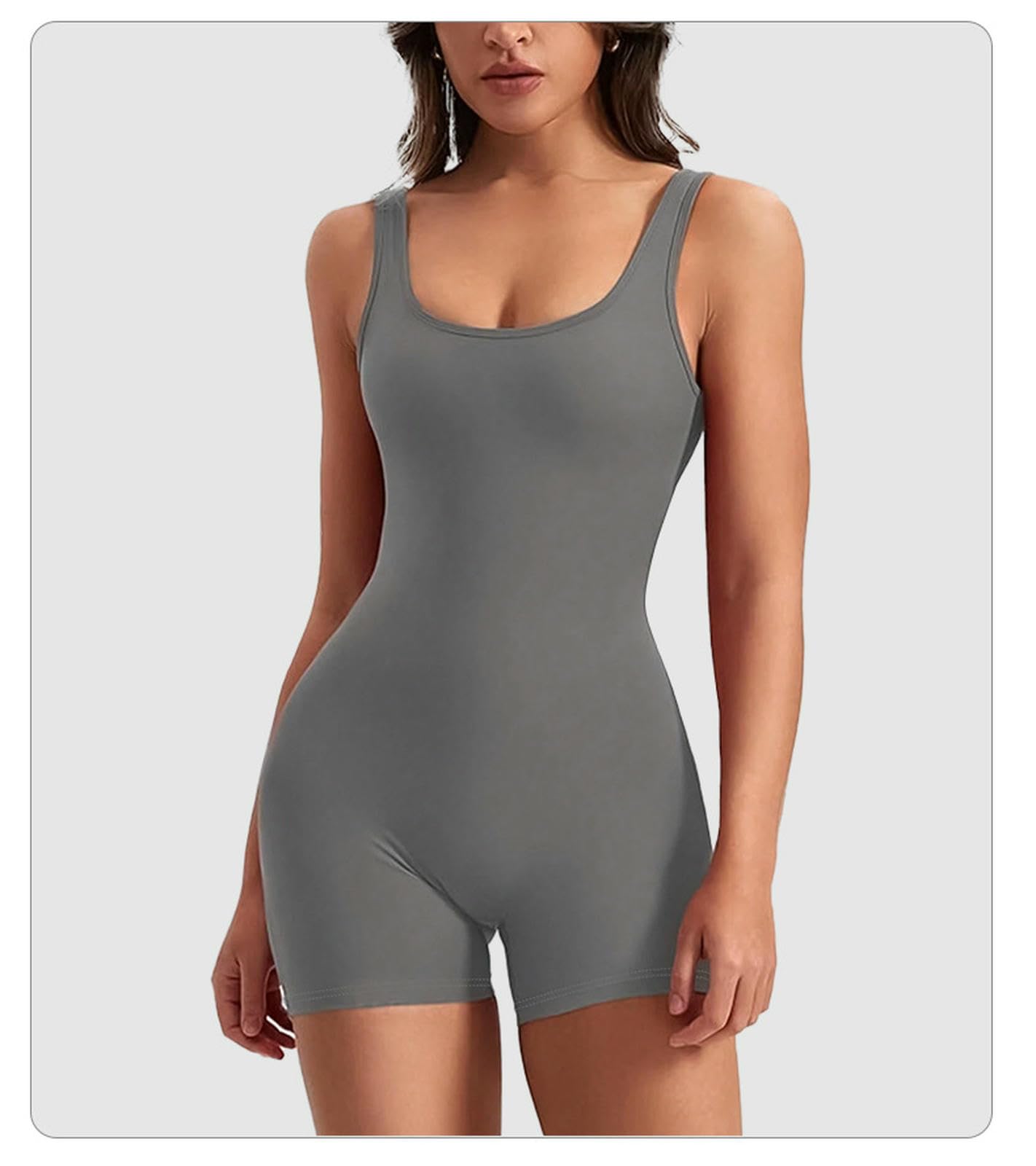 Ropa de Yoga para Mujer Pantalones Cortos Deportivos Levantamiento Caderas con Almohadillas Pecho Apretado Alta Elasticidad-Negro-l