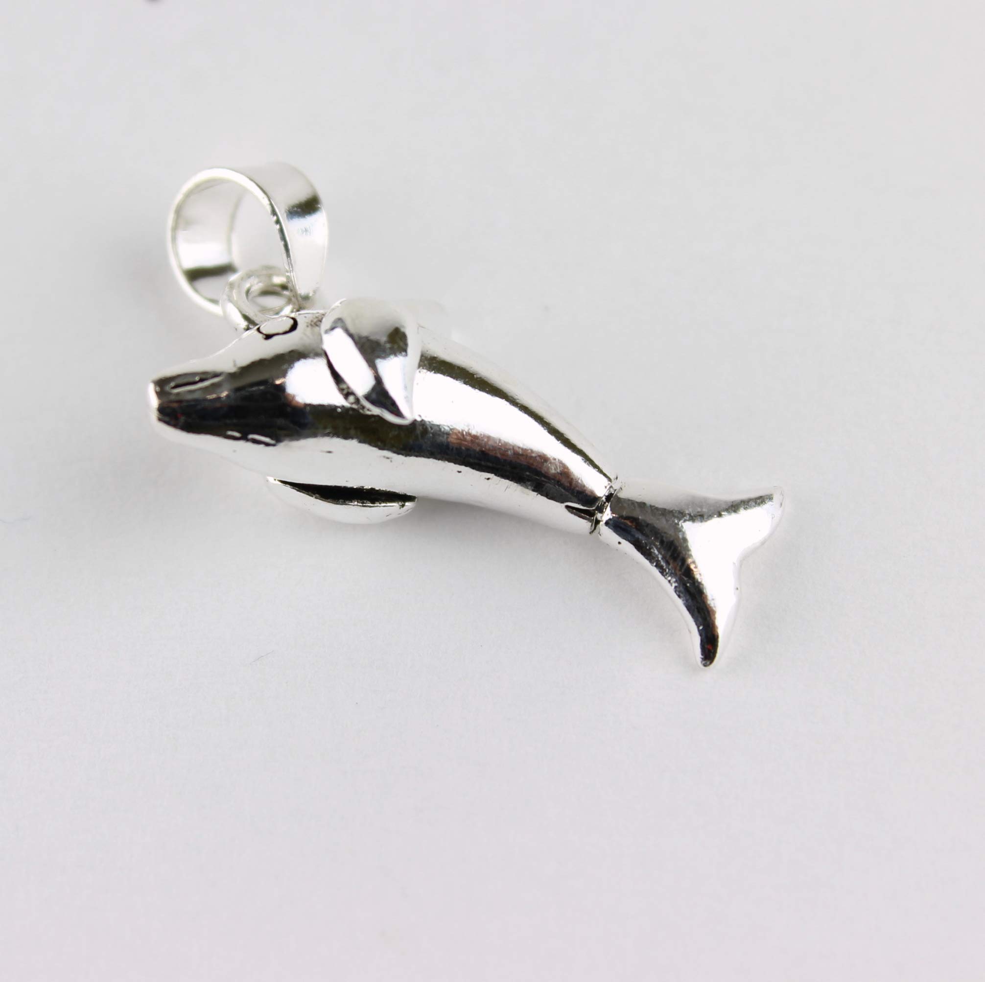 Delfin Anhänger 925 Silber Geschenk Unisex