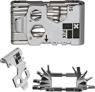 Fix Manufacturing Wheelie Wrench™ Bike Tool Compact and Portable Multi Tool for Bicycle Repair and Maintenance Perfect to fix Most Road, Mountain, and BMX Bikes