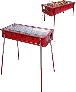 Sponsored Ad – Procamp | MADE IN JAPAN | Smokeless Charcoal Barbecue - Rust Resistant Portable BBQ Grill | Cooks for 5-7 Persons | Easy to Dismantle Grill for Outdoor Camping, Patio Cooking, BBQ Party