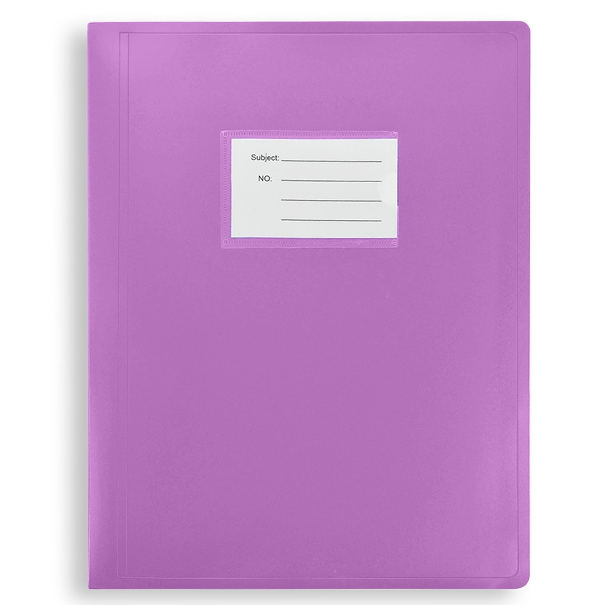 Arpan A4 Display Book Folder Flexible Cover Portfolio - 104 Pockets 208/Sides - Purple