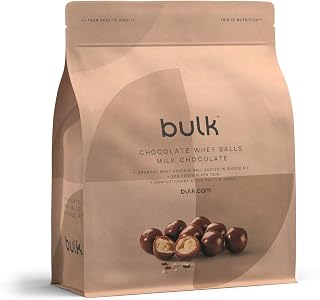 Bulk Chocolate Whey Balls, Milk Chocolate, 500 g, Packaging May Vary
