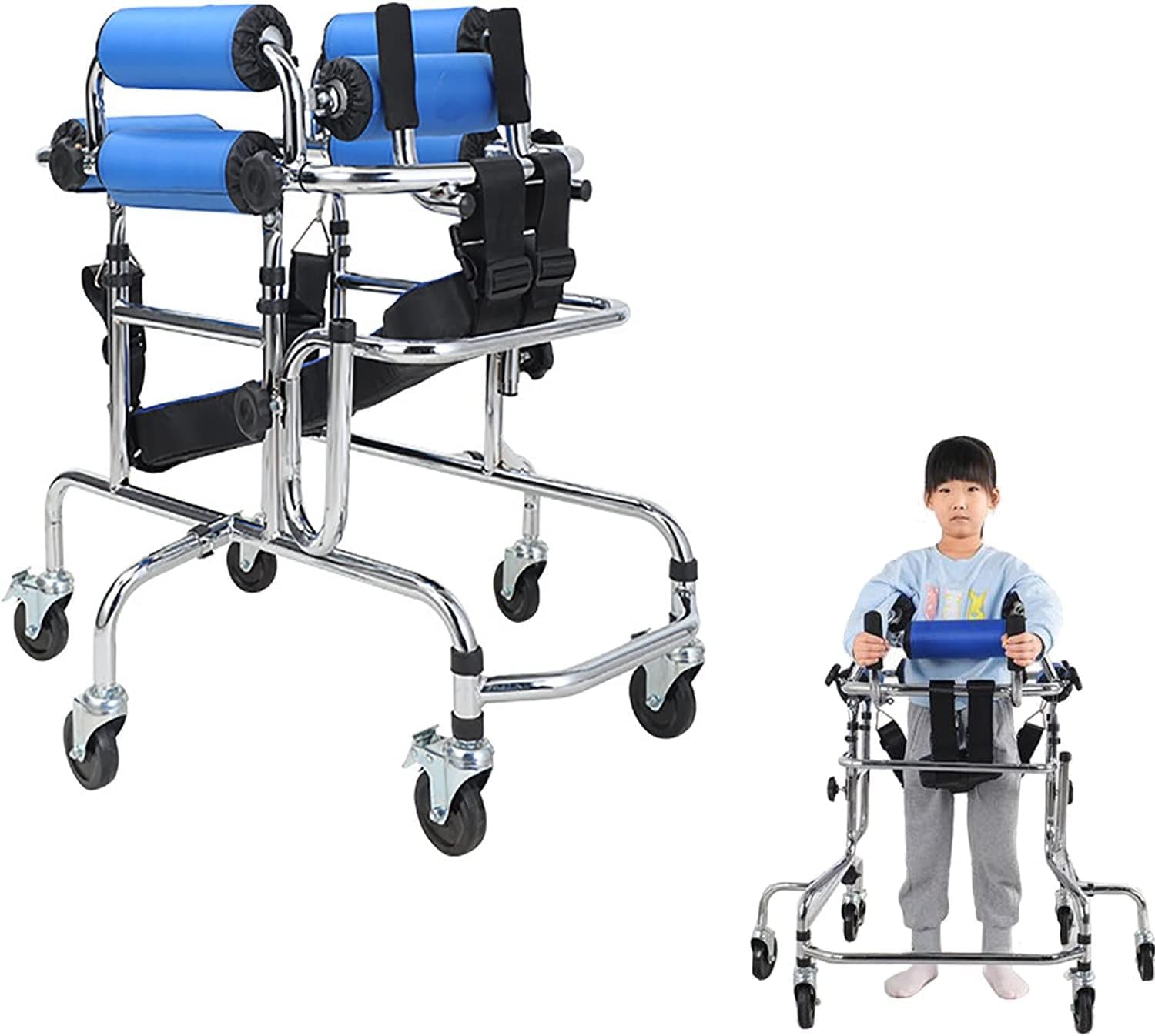 Tragbarer Ständer für Kinder mit Zerebralparese – Rehabilitationstrainingshilfe für Kinder im Alter von 70–120 cm