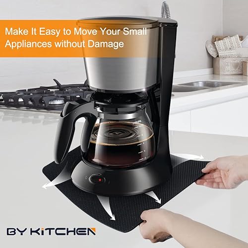 Miniatura 6 de BYKITCHEN Tapete resistente al calor para freidora de aire 3 tamaños diferentes tapete deslizante para electrodomésticos de cocina pequeños para